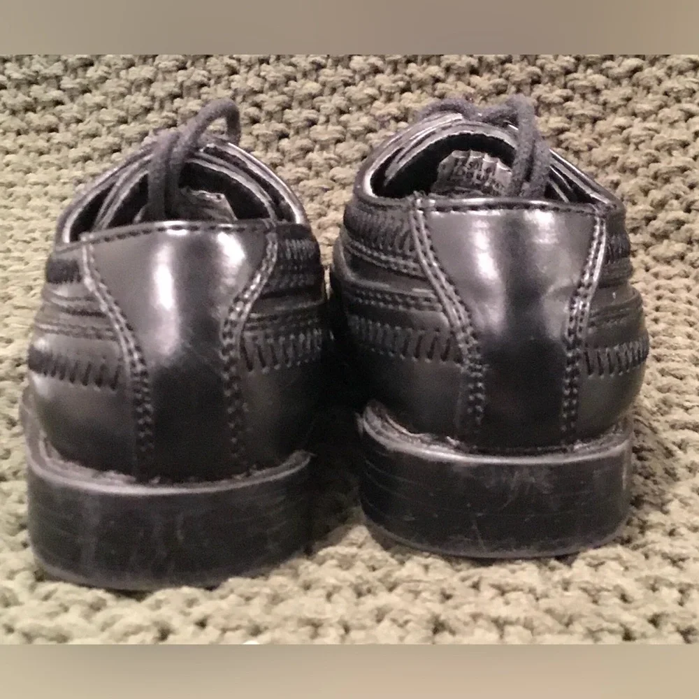 Stacy Adams Boy’s Black Lil Bowman Oxford Dress Shoes, Lace-Up; Size 5 (Big Boy)